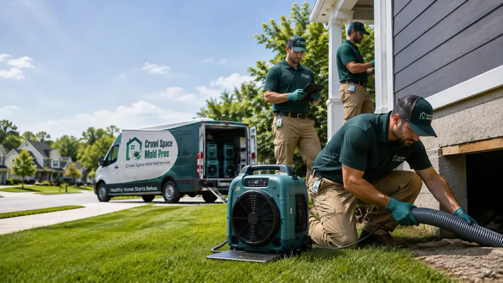 Crawl Space Mold Removal in Lowber, PA